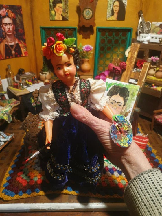 Frida Kahlo doll