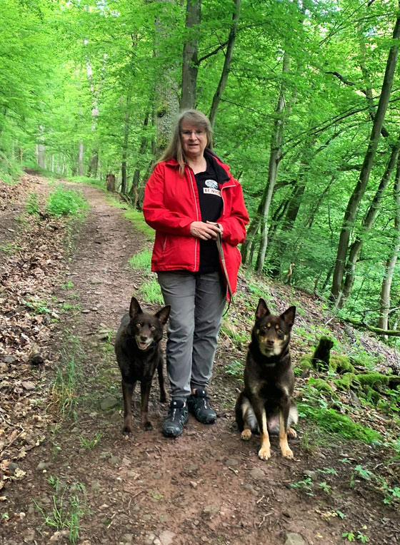 Marion mit March und Ruby