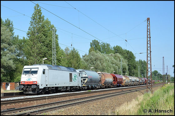 285 108-7 konnte am 6. Juli 2015 im besten Licht in Leipzig-Thekla festgehalten werden