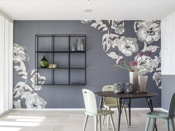 Wallmural, wallpaper, custommade, bespoke design, mademoiselle camille, interiordesign