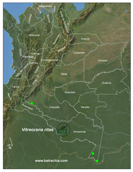 Lista y Mapas Anfibios de Colombia