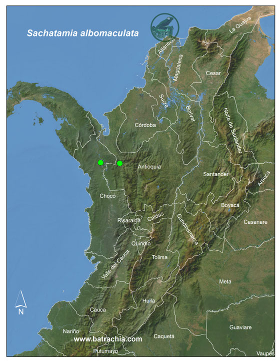 Lista y Mapas Anfibios de Colombia