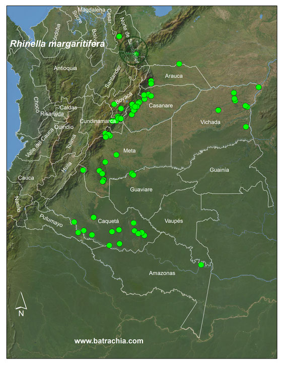 Nombres anteriores (sinonimia): Lista y Mapas Anfibios de Colombia