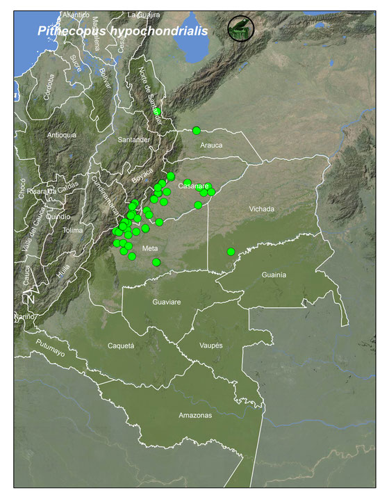 Lista y Mapas Anfibios de Colombia