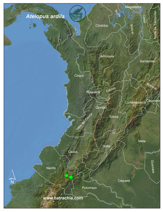 Distribución en  Colombia