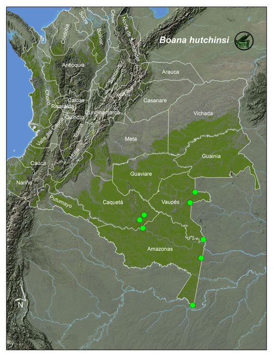 Lista y Mapas Anfibios de Colombia