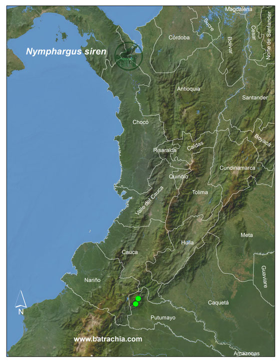 Lista y Mapas Anfibios de Colombia