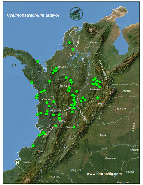 Lista y Mapas Anfibios de Colombia