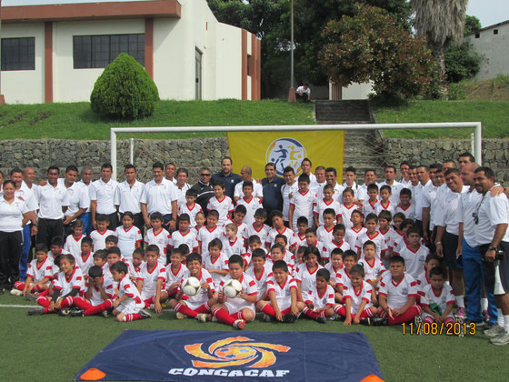 Participantes del Evento de entrenados por CONCACAF