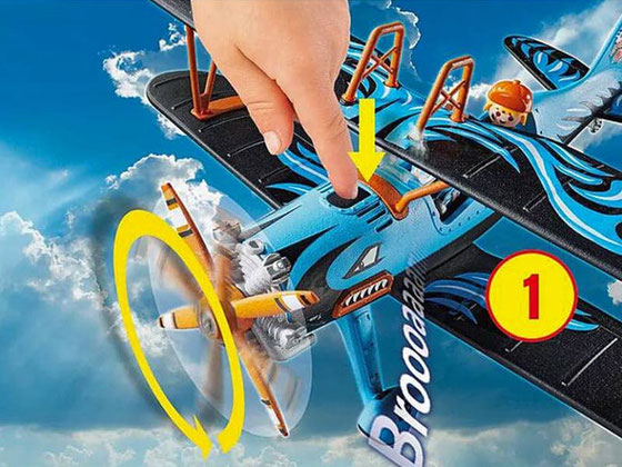 Die Besonderheit im Playmobil Paket 70831 ist ein startendes Motorgeräusch.