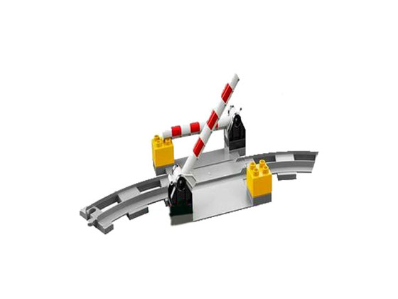 Die Besonderheit im Lego Paket 10882 ist die funktionsfähige Schranke.