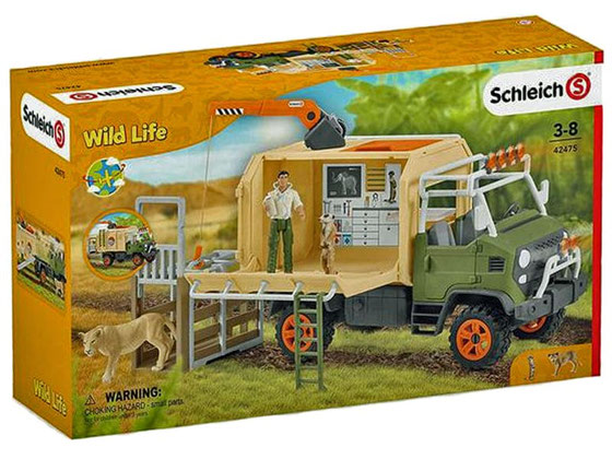 Bei der Bestellung im Onlineshop der-Wegweiser erhalten Sie das Schleich Paket 42475 "Grosser Truck Tierrettung".