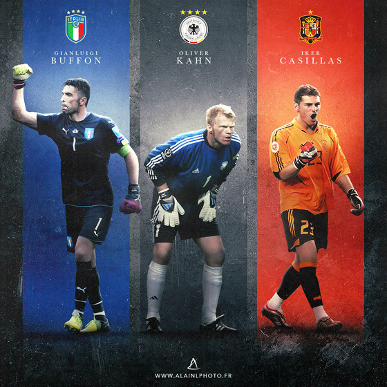 Gianluigi Buffon - Oliver Kahn - Iker Casillas