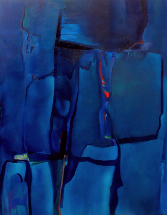 100 x 75 cm  Huile sur toile