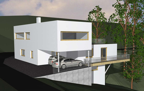 Zweifamilienhaus Einreichung
