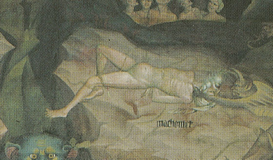 Detail aus der Höllendarstellung (Photo: Christian Meyer, 2001)