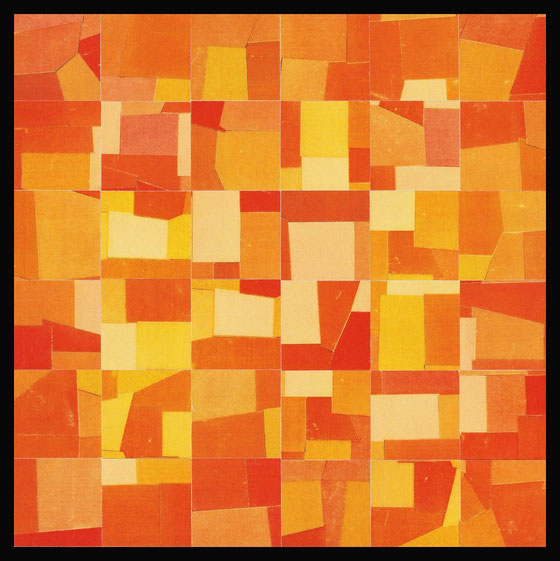 Papiercollage von Klaus Becker, Kassel