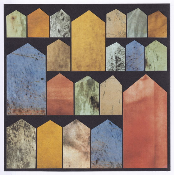 Papiercollage von Klaus Becker, Kassel