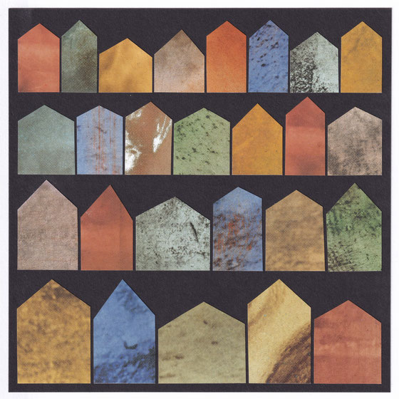Papiercollage von Klaus Becker, Kassel