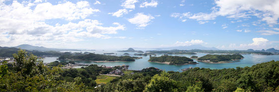 高舞登山パノラマ写真