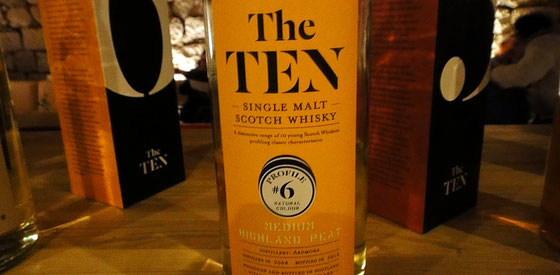 Ardmore Single Malt Whiskys aus der Serie The TEN - Foto Ralf Zindel