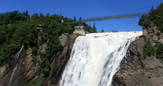 Quebec Montmorency Waterfall