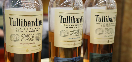 Tullibardine Single Malt Whiskys - Foto Ralf Zindel