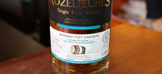 Rozelieures Single Cask Single Malt Whisky Chassagne Finish - Foto Tasting Room Mannheim
