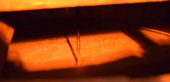 Oban Distillery Fermentation in wash back