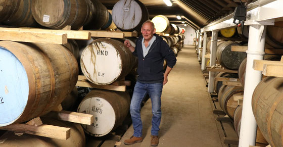Ralf Zindel bei der "noch schöneren" Arbeit in Schottland
