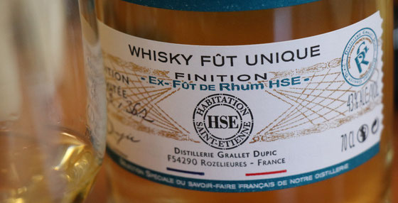 Rozelieures Single Cask Whisky Rhum HSE Finish - Foto Tasting Room Mannheim