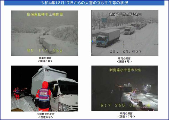 2022年12月17日新潟県大雪による立ち往生