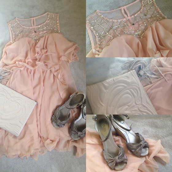 Kleid: über mein Minipopup Store, Sandalen: Bata, Tasche: Kleiderkorb