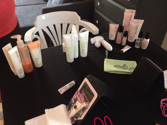 Und ich gab mein erstes Mary Kay Beauty Workshop :-)