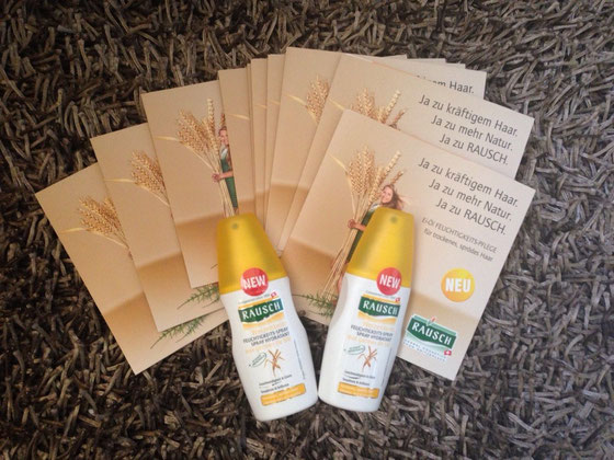 Ich darf dank Kjero diese Rausch-Produkte testen! DANKE liebes Kjero-Team :-)