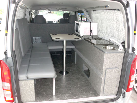 ハイエース 8ナンバーキャンピング車－車中泊・クルマ旅なら