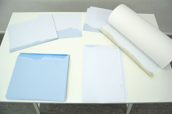 "Memories of italy", Ikea-table, inkjet-prints, 2014