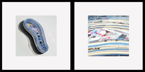 Art et Solitaire du Figaro, beaux moments à Pauillac pour ce travail artistique de Laurent Valera