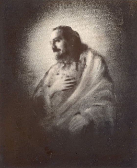 Drawing of Meher Baba at Ashiana, Nariman & Arnavaz' Bombay apartment.