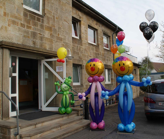 Mr. Balloni.ch, Dekoration,Ballonmänner,  Firma, Betrieb,Jubiläum, Tag der offenen Tür, Heliumballons, 