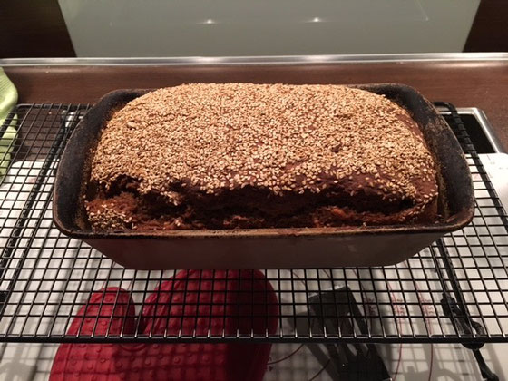 Brot nach dem backen