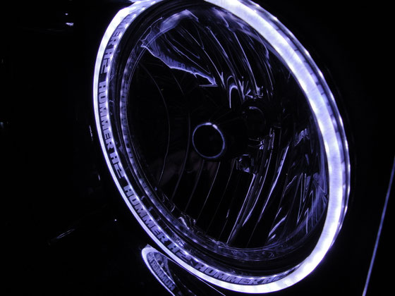 CHR 加工 イカリング アクリル加工 オレンジ発光 綺麗ヘッドライトのみ