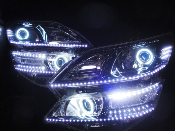 Ledテープライン ヘッドライト led加工専門ショップglanz Ledテープライン ヘッドライト led加工専門ショップglanz