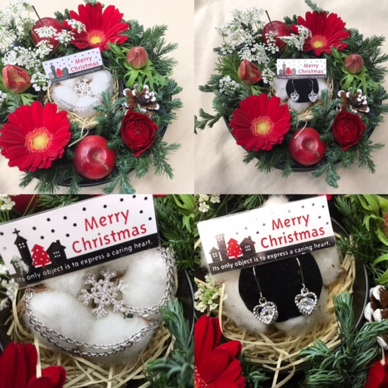 アトリエビジューさんとクリスマスコラボ♪【花屋まるよし】