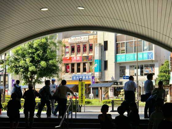 ☆小田急線経堂駅北口。