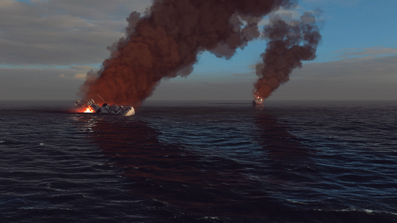 Oft kann man sich an seinem Zerstörungswerk nicht satt sehen, da es in Cold Waters so schön in Szene gesetzt ist.