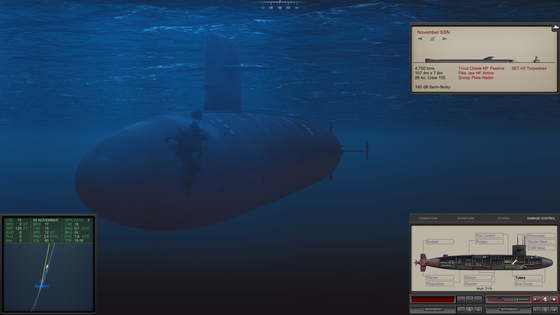 Wer bei zu hoher Geschwindigkeit Torpedos feuern will, endet schnell mit einem Loch im Rumpf. Natürlich habe ich das hier nur zu Testzwecken und zur Anschauung für Euch gemacht.