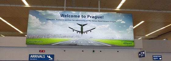 Der Flughafen Vaclav Havel in Prag