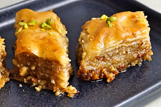 Nussig, süß und saftig: Baklava