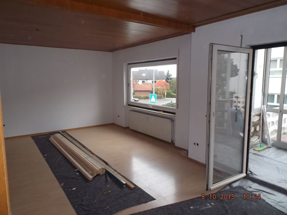 Holzdecke Streichen Vorher Nachher - Rafinovier